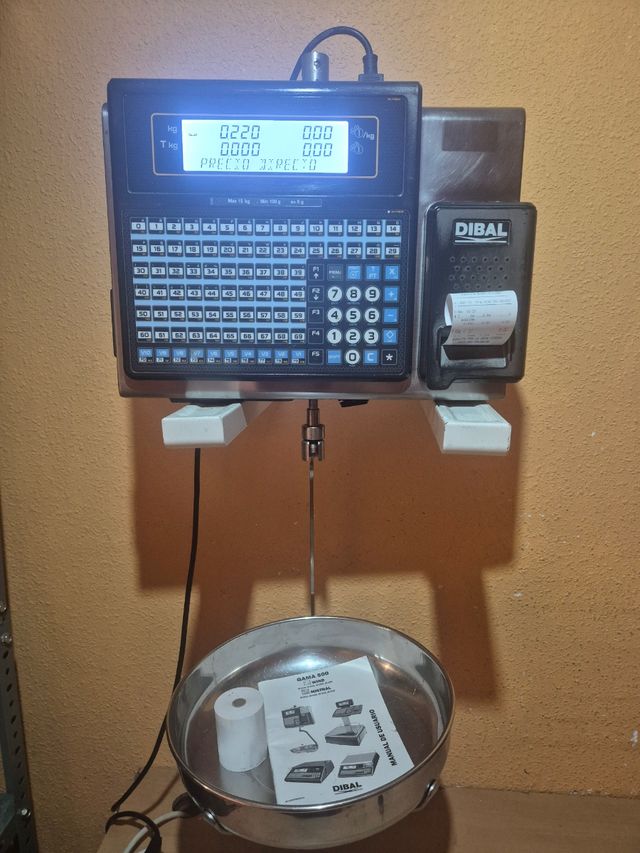 2 Balanzas DIBAL MISTRAL comunicadas GARANTIA.