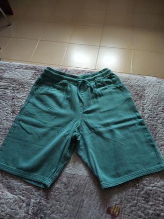 Pantaloncini per bambini verde acqua