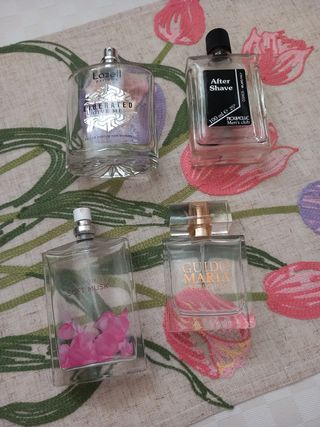 Set 4 Profumi Donna e Uomo Lazell, Avon, Guido Mar