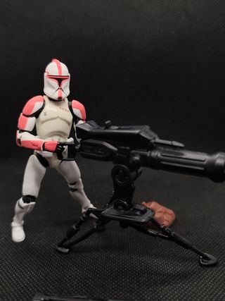 Figura Star Wars Clone Trooper Captain AOTC Saga S