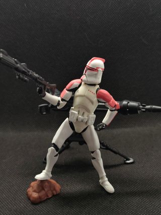 Figura Star Wars Clone Trooper Captain AOTC Saga S