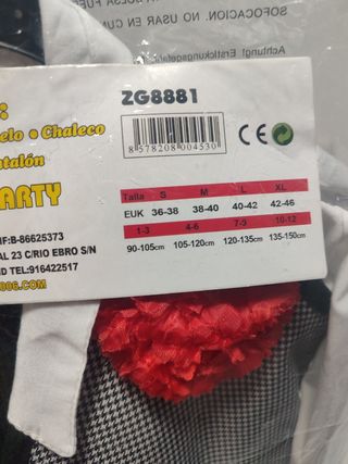 Traje Chulapo niño talla 6-12 meses