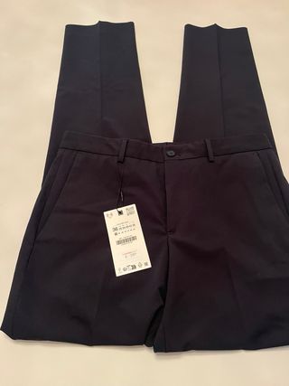 Pantalón de traje Zara hombre negro talla M