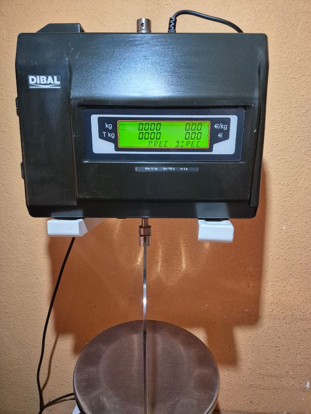 2 Balanzas DIBAL ticket/pegatinas GARANTIA