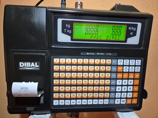 2 Balanzas DIBAL ticket/pegatinas GARANTIA 