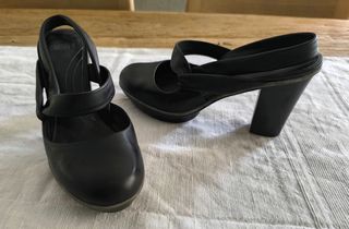 Zapatos Camper Negros Tacón