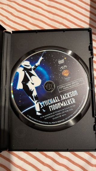 Michael Jackson Moonwalker y Video Greatest Hits D