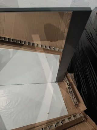 Espejo de pared para baño con estante - VCM