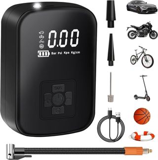 ✓ Compresor Aire Portátil para Coches Bicicletas