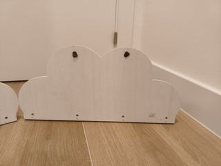 Estanterías Nube Madera y Blanco