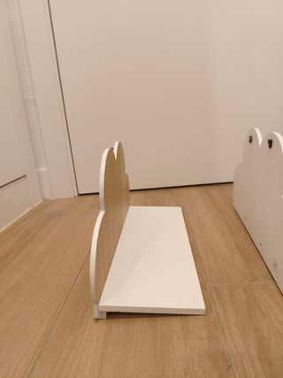 Estanterías Nube Madera y Blanco