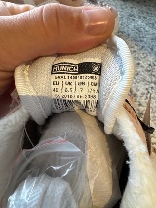 Zapatillas Munich Goal 1408 Rosa/Dorado