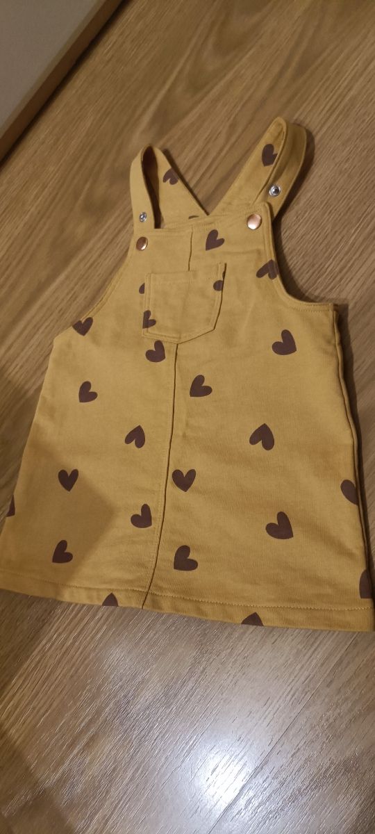Vestido niña estampado corazones