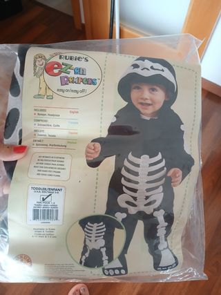 Disfraz Esqueleto Bebé 1-2 años