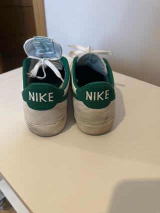 Zapatillas Nike Blancas y Verdes Talla 41