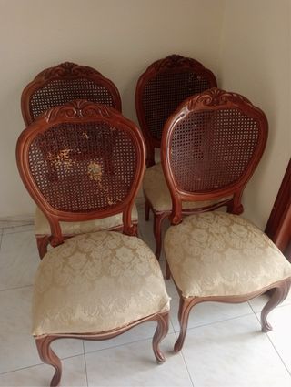 Pack 4 Sillas Estilo Clásico