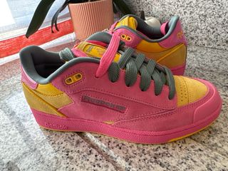 Zapatillas Reebok Classic Rosa y Amarillo