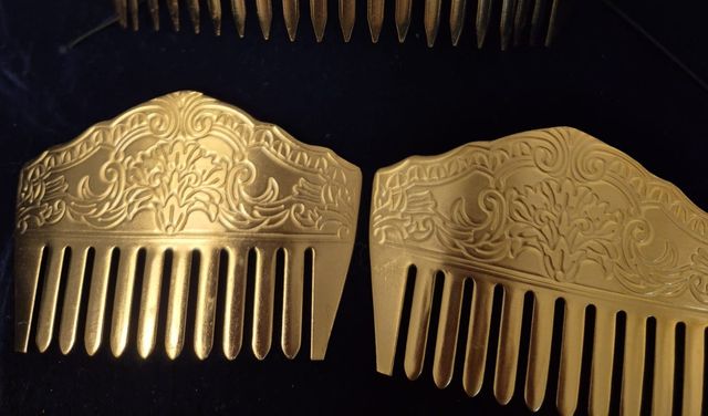 Peinetas Falleras Adultas Doradas