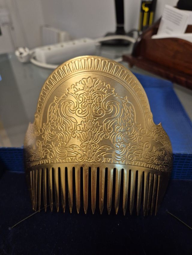 Peinetas Falleras Adultas Doradas