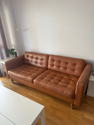 Sofá IKEA Landskrona (3 plazas) + Reposapies