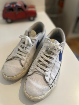 Zapatillas Nike Talla 41 Blancas y Azules