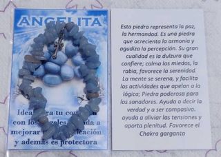 Pulsera Angelita Piedra Natural