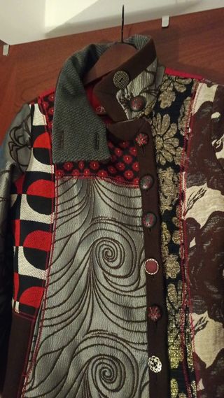 Abrigo Desigual Talla 40 Multicolor