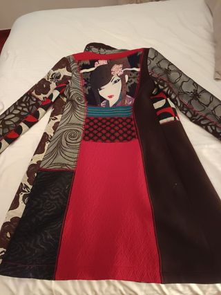 Abrigo Desigual Talla 40 Multicolor
