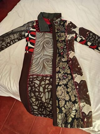 Abrigo Desigual Talla 40 Multicolor