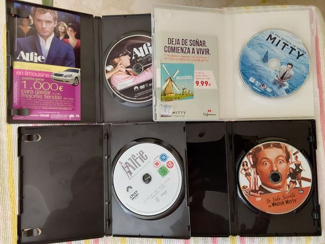 Alfie, Mitty, Chacal DVD