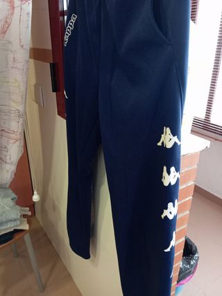 Pantalones chándal chico Kappa azul