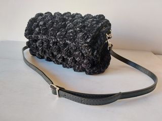 Bolso fiesta nuevo crochet negro
