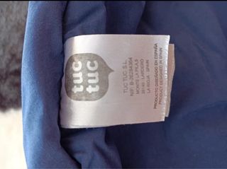 Saquito Tuc Tuc silla bebé