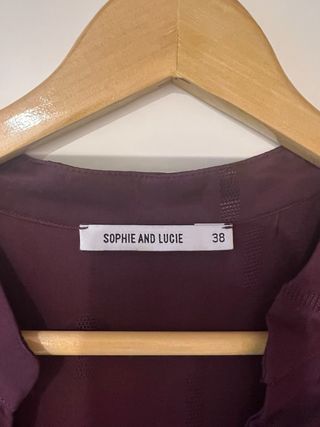 Mono burdeos Sophie and Lucie talla M