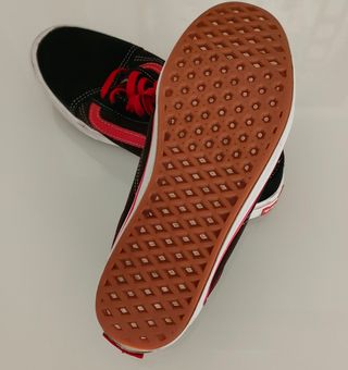 Zapatillas Vans niño T37 negro/rojo