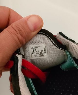 Zapatillas Vans niño T37 negro/rojo