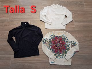 Pack 3 jerseys Talla S Desigual