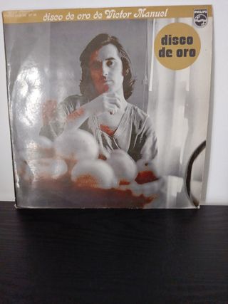 LP Víctor Manuel Disco de Oro