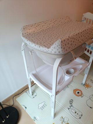 Bañera cambiador Jane con patas