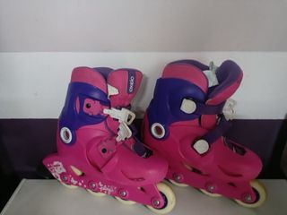 Patines Oxelo Rosas Talla Ajustable