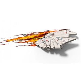 Lámpara pared Star Wars Halcón Milenario 3D