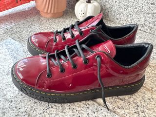 Zapatos D.Franklin Mujer Rojo Charol