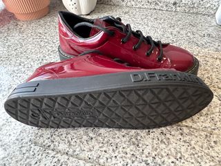 Zapatos D.Franklin Mujer Rojo Charol