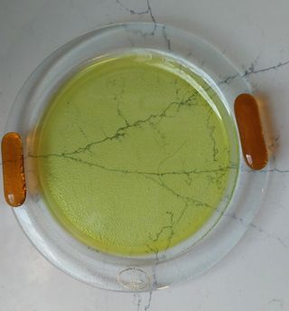 Lotto 6 Bicchieri da Liquore con Piatto Murano