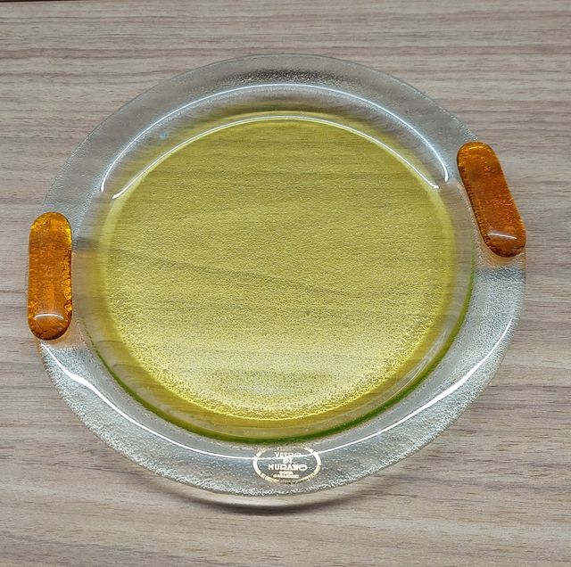 Lotto 6 Bicchieri da Liquore con Piatto Murano