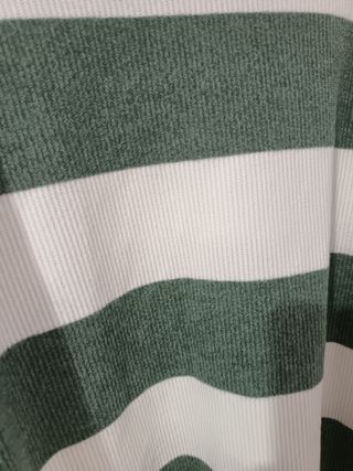 Jersey Stradivarius rayas verde y blanco