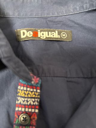 Camisa Desigual azul talla M