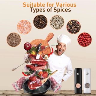 Set 2 Molinillos con Led Recargables