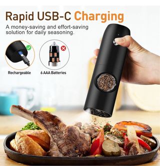 Set 2 Molinillos con Led Recargables