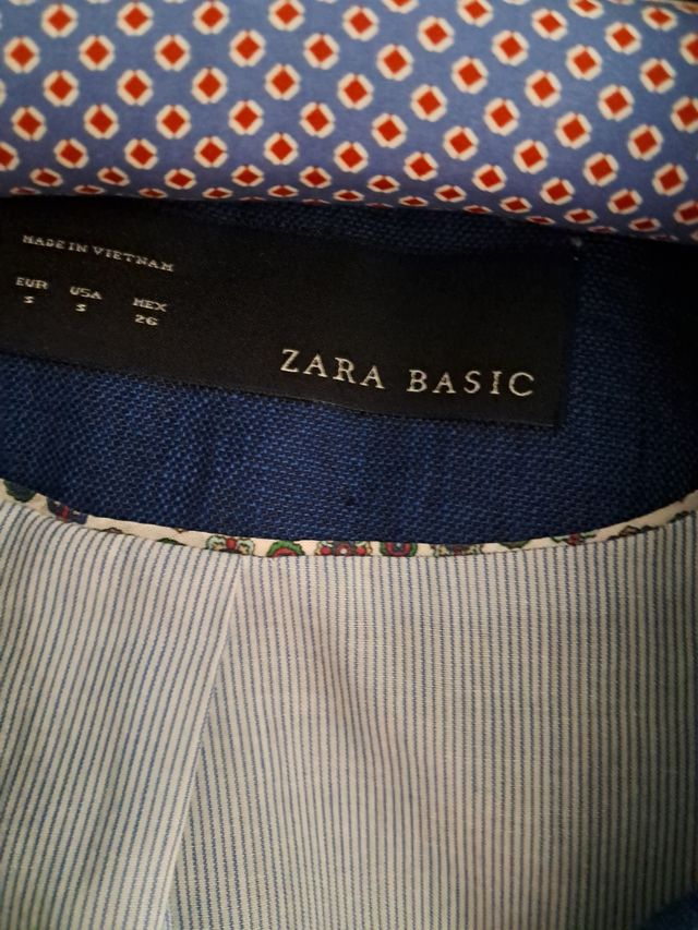 Chaqueta Zara Talla S Azul